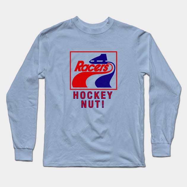 Defunct Indianapolis Racers WHA Hockey 1977 Long Sleeve T-Shirt by LocalZonly